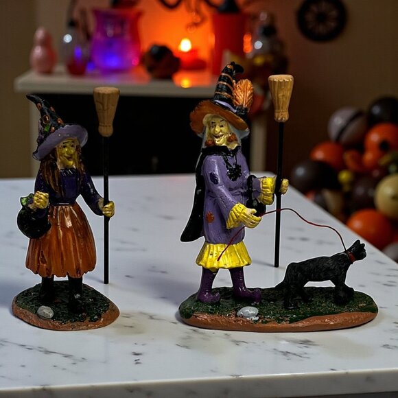 Lemax Witches Night Out Spooky Town Halloween Village Figurines - Picture 1 of 8